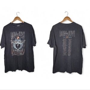 Bon Jovi 1993 Concert Tour Black Tee Size 2XL American Classics Licensed Apparel
